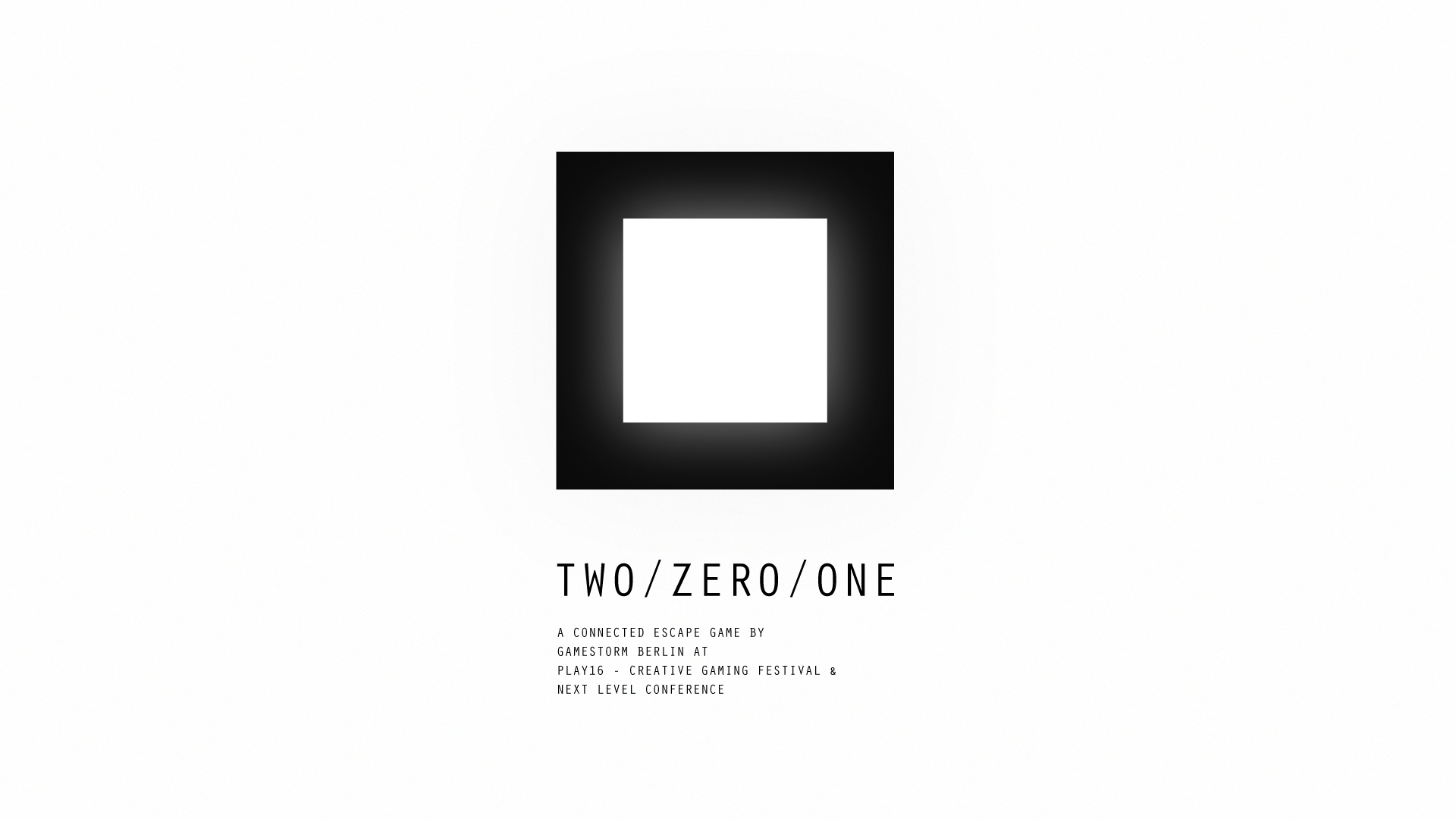 TWO / ZERO / ONE - A connected escape game